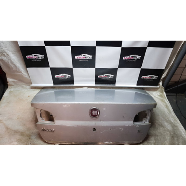 Tampa Traseira Fiat Siena 14/16 Prateado