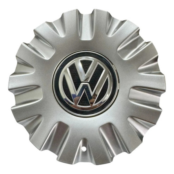 Calota Central Roda Aro 17 Golf 2013 2017 Original Prateado