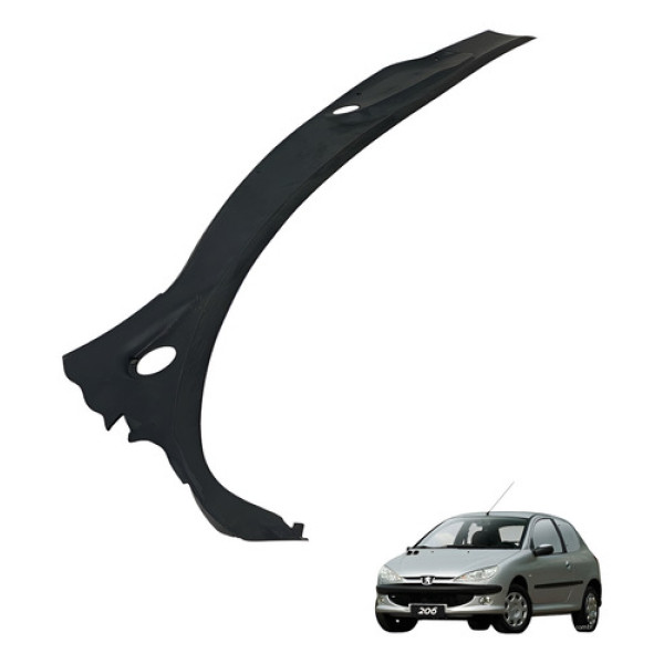 Grade Churrasqueira Esquerda Peugeot 206 2005 2007 (usado) Fosco