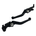 Par Manete Esportivo Rt Fazer Factor Lander Tenere Disco Preto