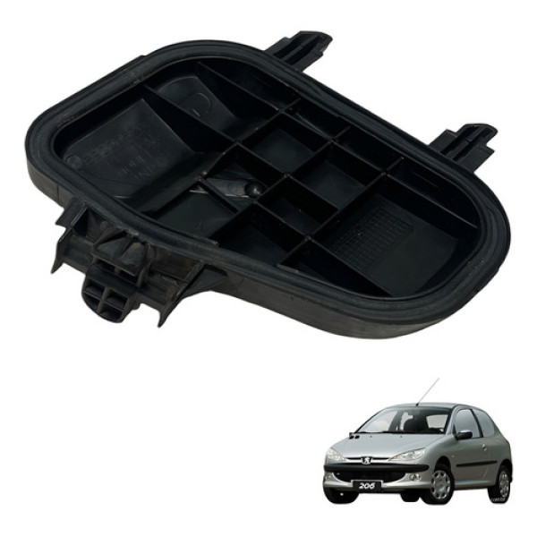 Tampa Do Farol Lado Esquerdo Peugeot 206 2005 2007 (usado) Preto Esquerdo