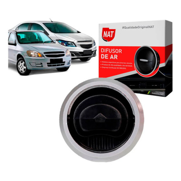 Difusor Saida Ar Painel Celta 2007 A 2016 Prisma 2007 A 2012