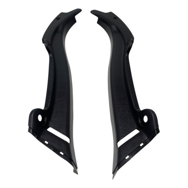 Par Moldura Soleira Porta Traseira Gol G3 2001 2005 Original Preto