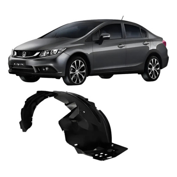 Parabarro Dianteiro Esquerdo Honda Civic 2012 2013 2014 2015