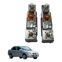 Par Circuito Soquete Lanterna Traseira Corsa Classic 2003 Ambos Lados Branco