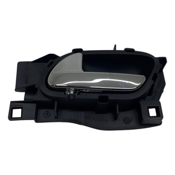 Macaneta Interna Traseira Esquerda Citroen C4 2009 2010 2011 Preto Traseira