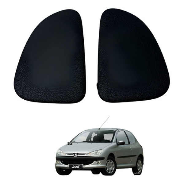 Par Tampa Lateral Do Painel Peugeot 206 2005 2008 (usado)