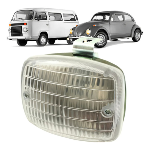 Lanterna Parachoque Traseiro Fusca Kombi Brasilia Paquerinha