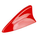 Antena Automotiva Teto Shark Tubarao Barbatana Am Fm Vermelho