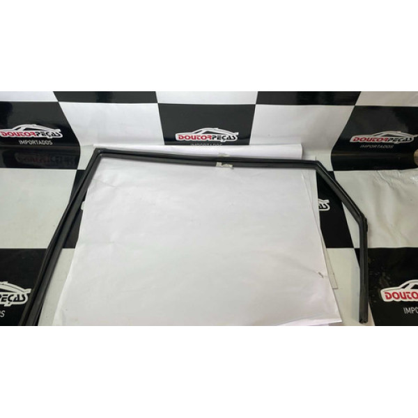 Borracha Canaleta Porta Lado Traseiro Esquerdo Tucson 2010 Preto