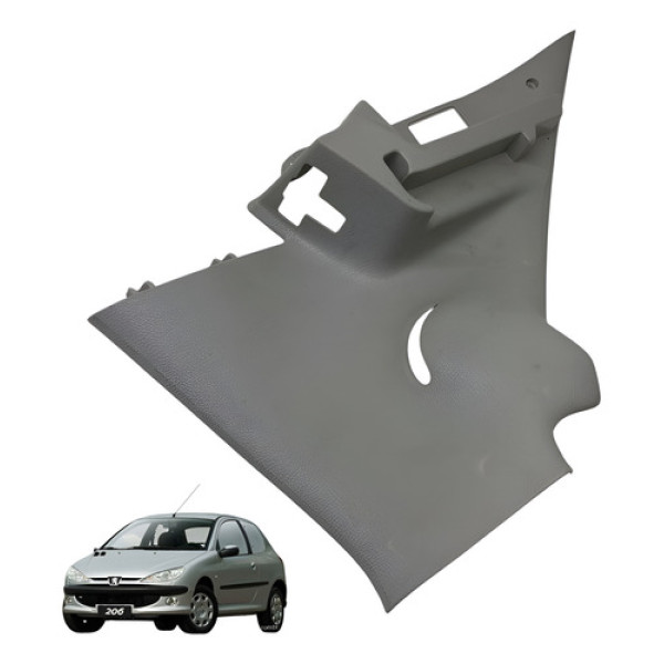 Suporte Tampao Bagagito Esquerdo Peugeot 206 2005 (usado) Cinza