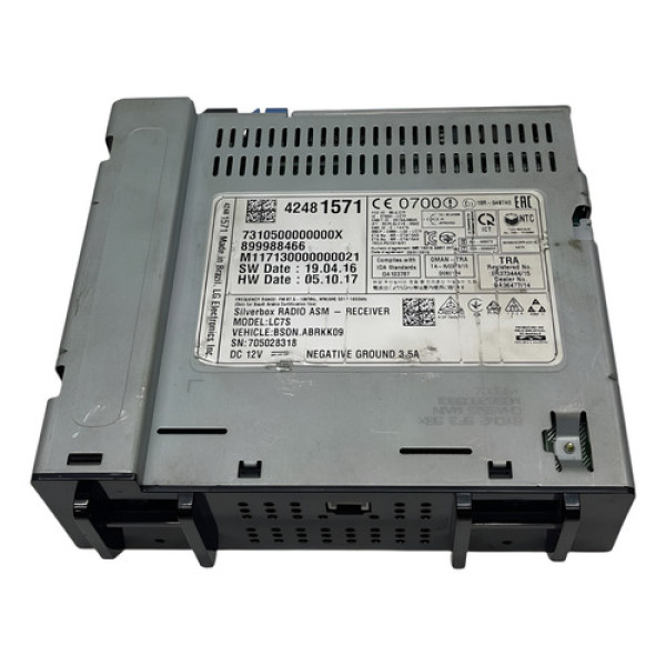 Modulo Radio Multimidia Mylink Onix Prisma 2017 2018 2019 Preto