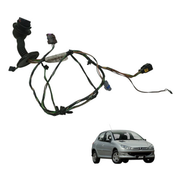 Chicote Da Porta Dianteira Direita Peugeot 206 2005 (usado)