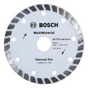 Disco Diamantado Multimaterial Turbo Bosch 110x20/16mm 2/pç Branco