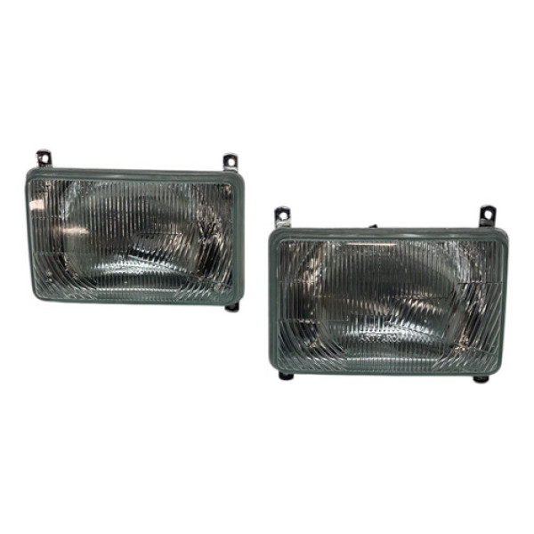 Par Farol Dianteiro C/lampada Trator Massey Ferguson 235/299 Ambos Lados