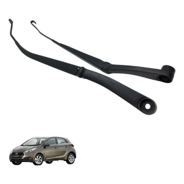 Par Braco Limpador Parabrisa Hb20 1.6 2017 2018 2019 (usado) Esquerdo