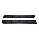Par Friso Lateral Porta Traseira S10 2018 2019 2020 2021 Preto
