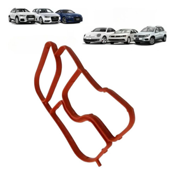 Junta Trocador Calor Oleo Motor Jetta Tiguan Passat 2.0 Tsi