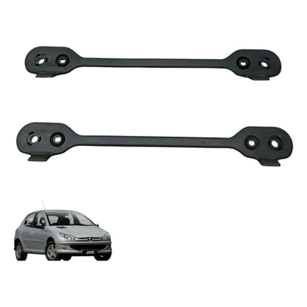 Par Suporte Trilho Banco Dianteiro Peugeot 206 2005 2006