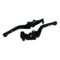 Par Manete Esportivo Rt Fazer Factor Lander Tenere Disco Preto