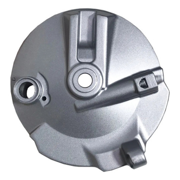 Espelho De Freio Roda Dianteira Cg Titan Fan 125 2009 2013 Prateado