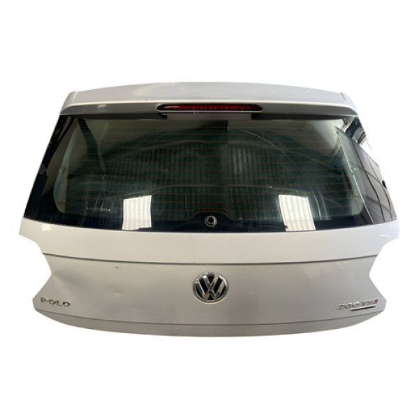 Tampa Traseira Porta Malas Polo 200 Tsi 2018 2019 2020 2021 Prateado