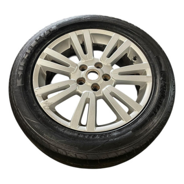 Roda Aro 19 Com Pneu Land Rover Discovery 4 Original Prateado