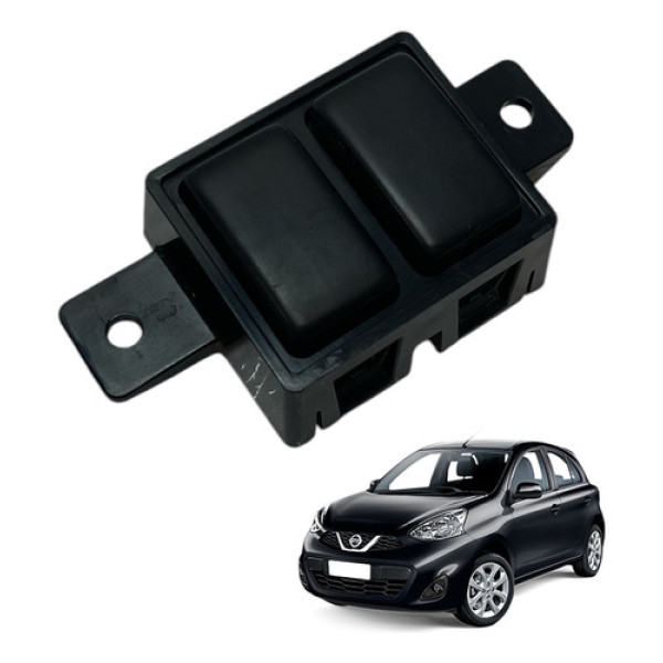 Botao Duplo Falso Do Painel Nissan March 2012 2015 (usado)