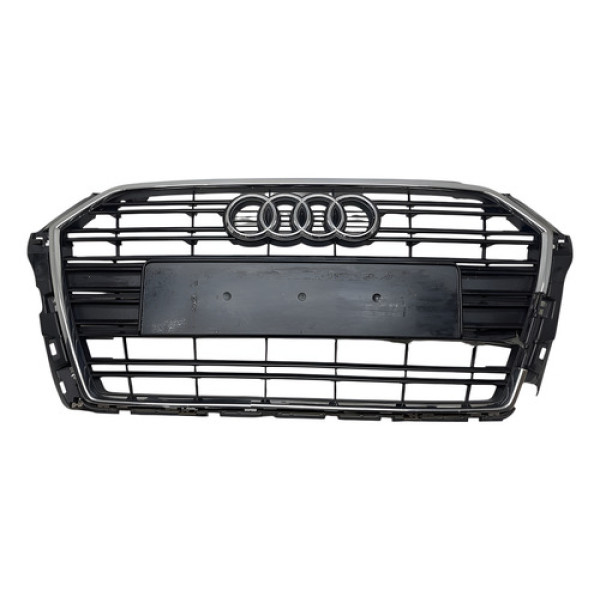 Grade Parachoque Dianteiro Audi A3 2016 2017 2018 Original Preto Fosco