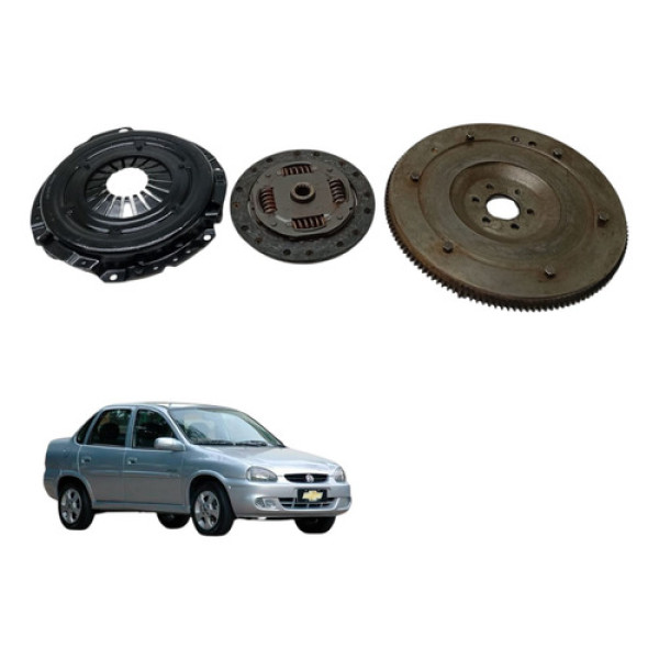 Kit Embreagem Volante Motor Corsa 1.0 2002 2003 2004 (usado)