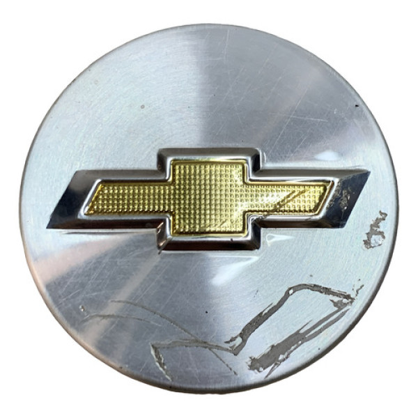 Calota Miolo Central Roda Chevrolet Gm Cruze 2013 2016  Prateado