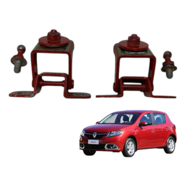 Par Dobradica Da Tampa Traseira Sandero 2015 2017 ( Usado )