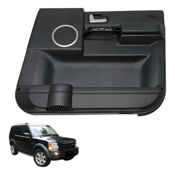 Forro Porta Dianteira Direita Discovery 3 2007 2009 (usado) Preto