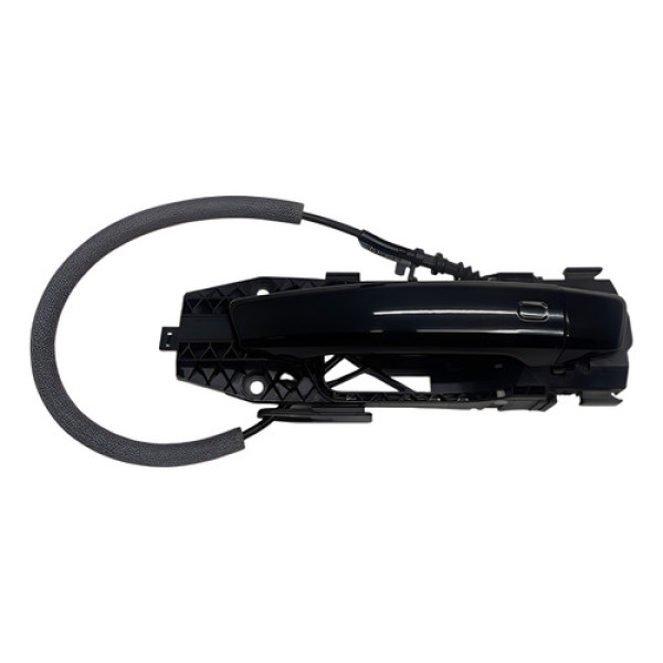 Macaneta Externa Traseira Esquerda Audi A3 2015 2017 (usado) Preto Traseira