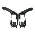 Par Puxador Interno Porta Dianteira Corsa Classic 2001 2004 Preto