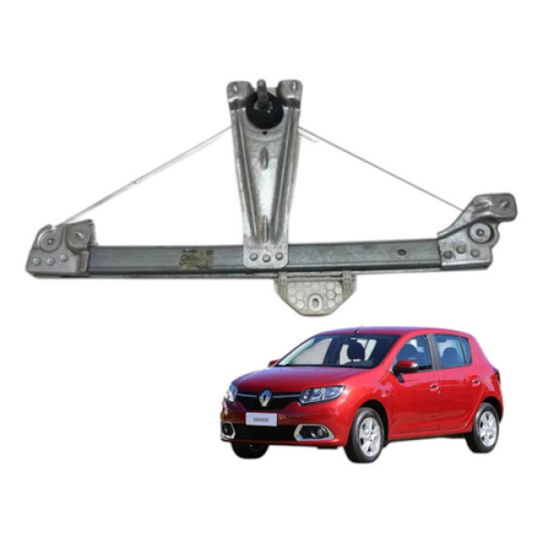 Maquina Vidro Manual Traseiro Esquerdo Sandero 2015 (usado )