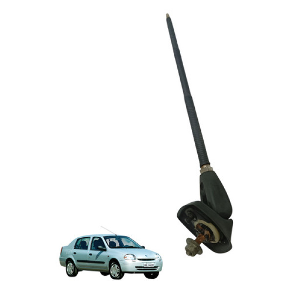 Antena Do Teto Clio 2001 2003 2004 2005 Original (usado) Preto