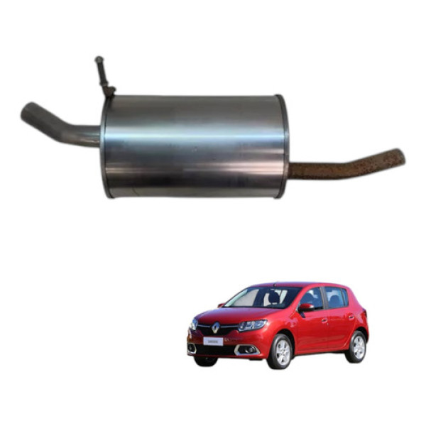 Silenciador Final Do Escape Sandero 1.0 2015 2017 (usado)