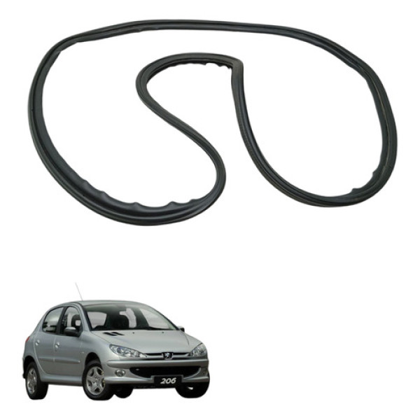 Borracha Da Tampa Traseira Peugeot 206 2004 2006 (usado)