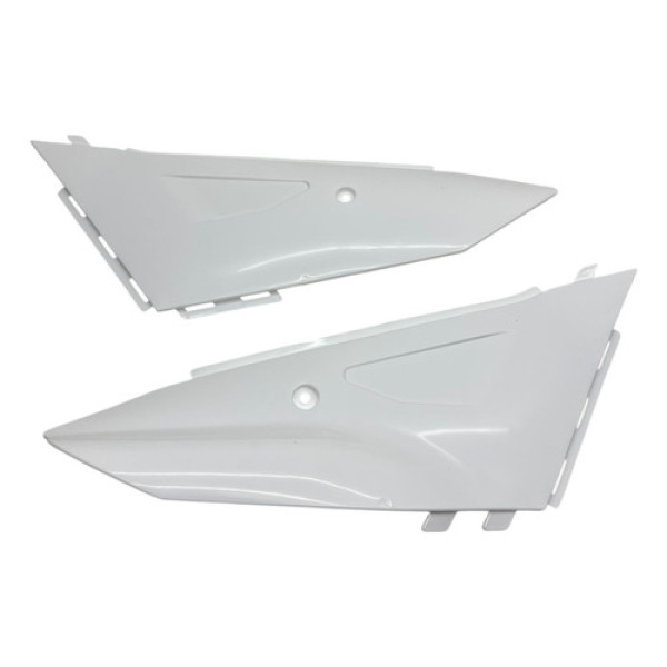 Par Carenagem Tampa Aba Lateral Amx F25 Crf 250 2018 2025 Branco