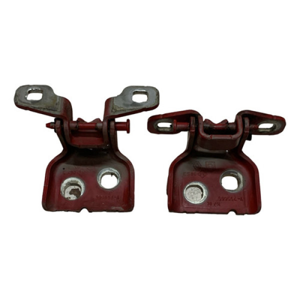 Par Dobradica Porta Dianteira Esquerda Sandero 2015 (usado )