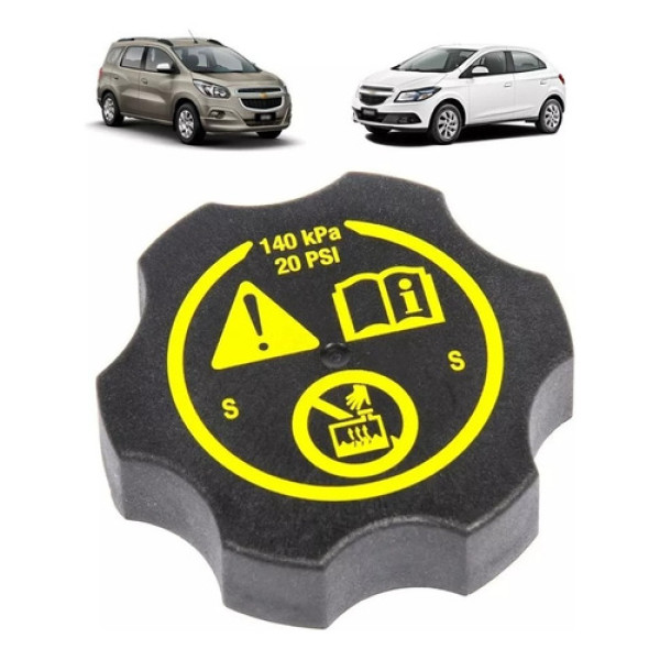 Tampa Reservatorio Radiador Onix Spin Cobalt Sonic Cruze