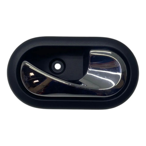 Macaneta Interna Cromada Ld Renault Duster Oroch 2017 Preto Dianteira/traseira