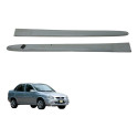 Par Friso Da Porta Traseira Corsa Classic 2001 2002 2003 Branco