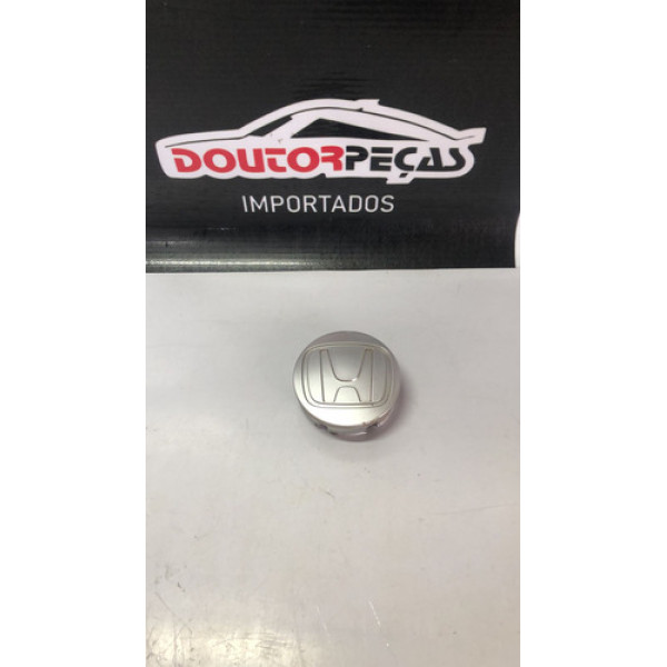 Calota Miolo Central Honda Civic City Fit Prateado