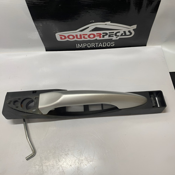 Maçaneta Externa Porta Traseira Direita Jac J3 2011 2012 Prateado Traseira