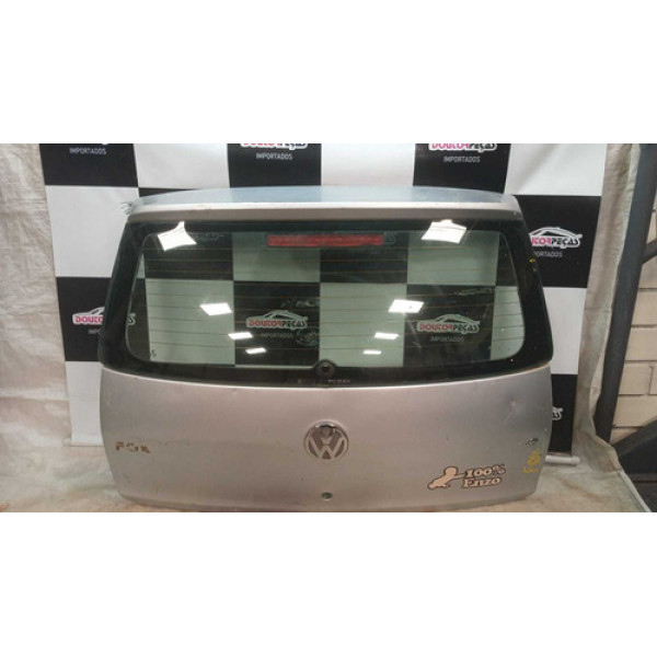 Tampa Traseira Fox 2005 Com Vigia Traseiro Prateado