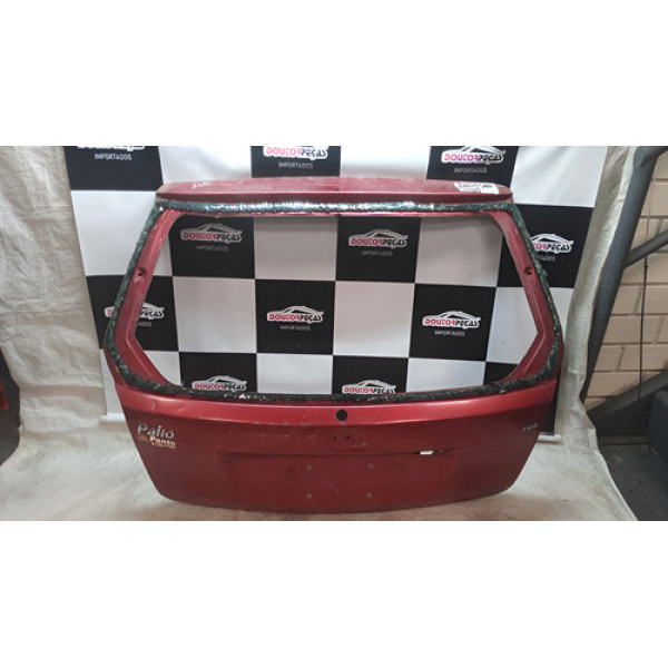 Tampa Traseira Palio Sapão 04/15 Com detalhes Vermelho