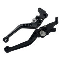 Par Manete Esportivo Rt Fazer Factor Lander Tenere Disco Preto