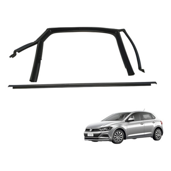 Kit Pestana Porta Traseira Direita Vw Polo 2018 2020 (usado)